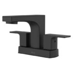 Pfirst Modern Square - Centerset Matte Black